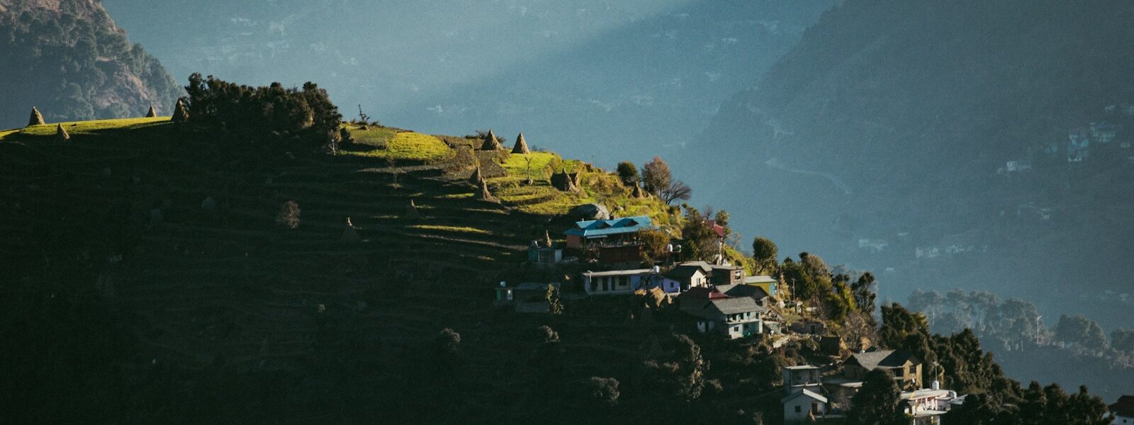 Dalhousie-mountain valley landscape